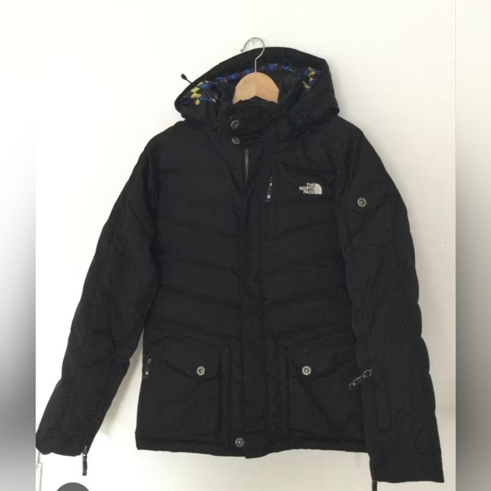 The North Face Black Cryptic 600 Down Insulated Puffer Jacket Coat M